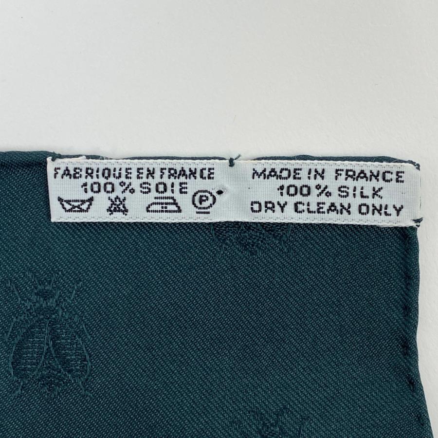 エルメス HERMES カレ 中古 NAPOLEON スカーフ ダークグリーン