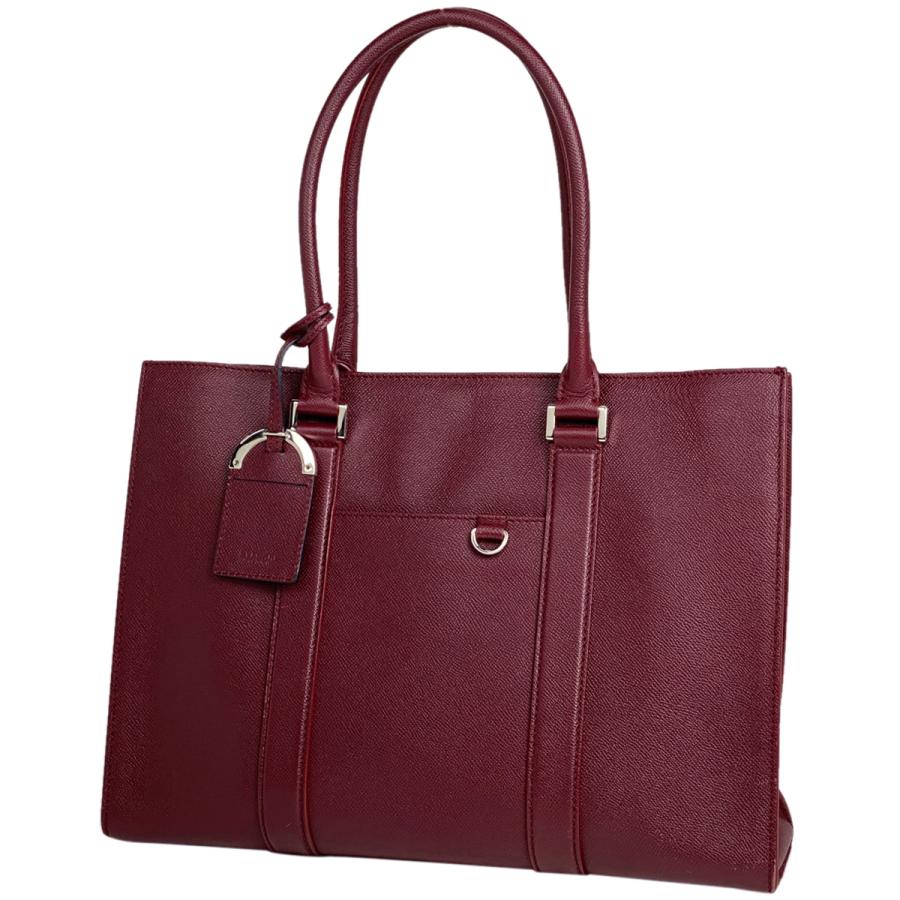 ブルガリ BVLGARI ロゴ トートバッグ ビジネス トートバッグ レザー 