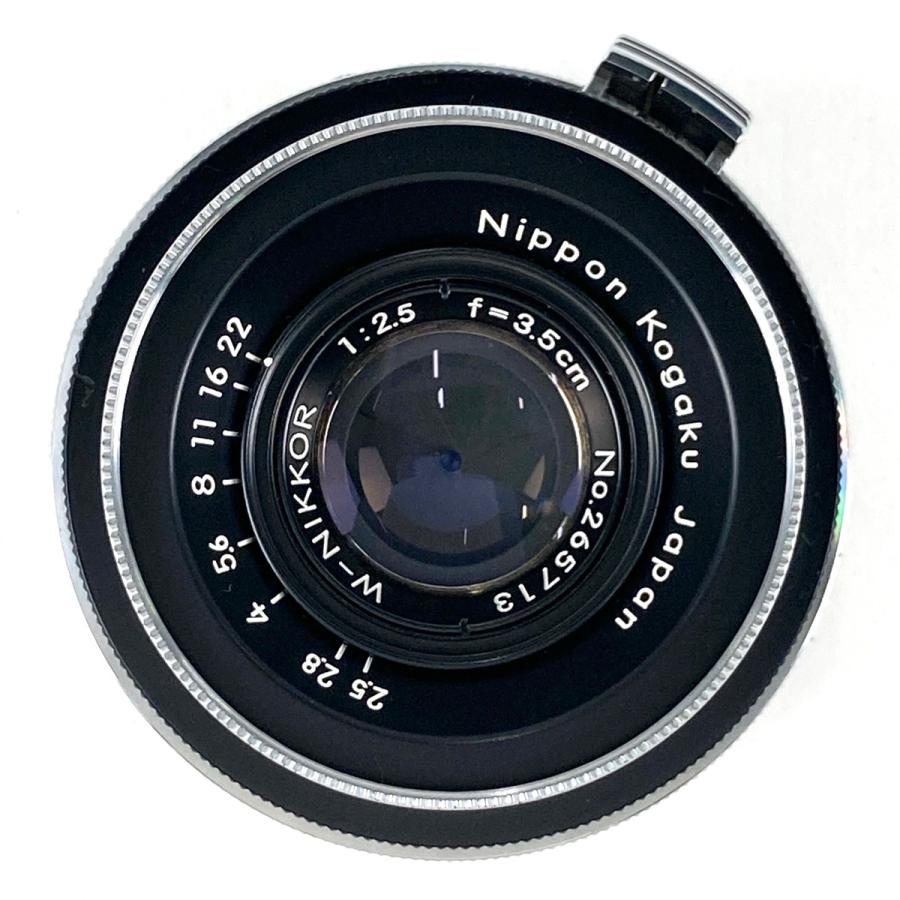 フィルムカメラNikon S2 ＋W-NIKKOR C 35mm F2.5 ニコン（Nikon） Nikon S2 ＋ W-NIKKOR.C 35mm F2.5 3.5cm ブラック S