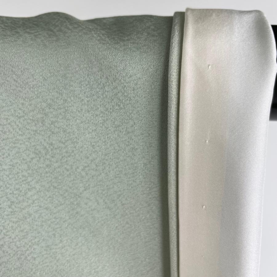 色留袖 美品 秀品 袋帯セット 一つ紋 雪輪 色紙 金銀彩 ぼかし 薄緑 袷