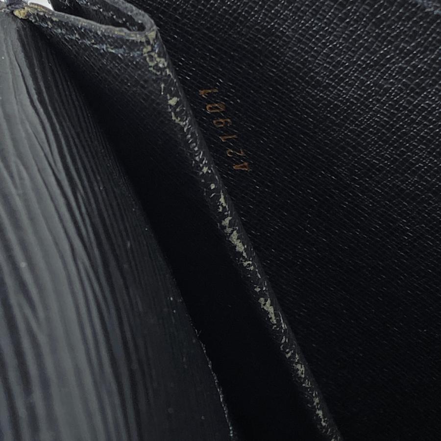 ルイ・ヴィトン Louis Vuitton ポルトドキュマン セナトゥール 書類ケース クラッチ ビジネスバッグ エピ ノワール(ブラック) M54452 メンズ 中古｜kaipre｜06