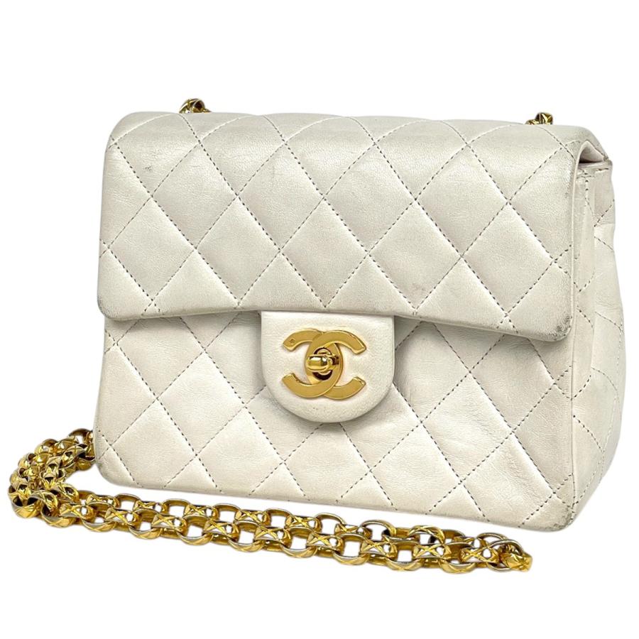 CHANEL シャネル ミニ マトラッセ シングルフラップ チェーン 