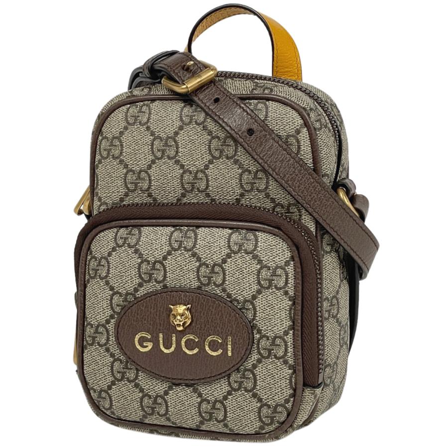 GUCCI ネオ ヴィンテージ ショルダーバッグ タイガーヘッド GGスプリーム