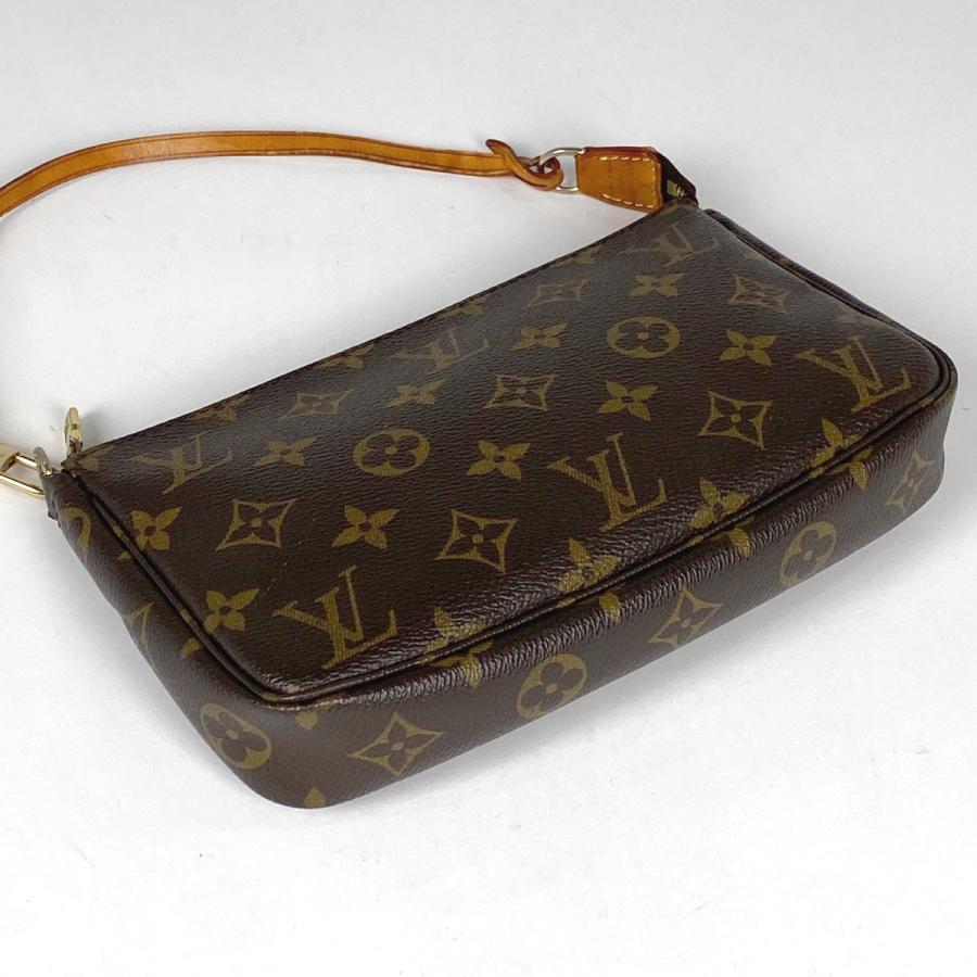 ルイ・ヴィトン Louis Vuitton ポシェット アクセソワール メイク コスメ アクセサリーポーチ モノグラム ブラウン M51980 レディース 中古｜kaipre｜02