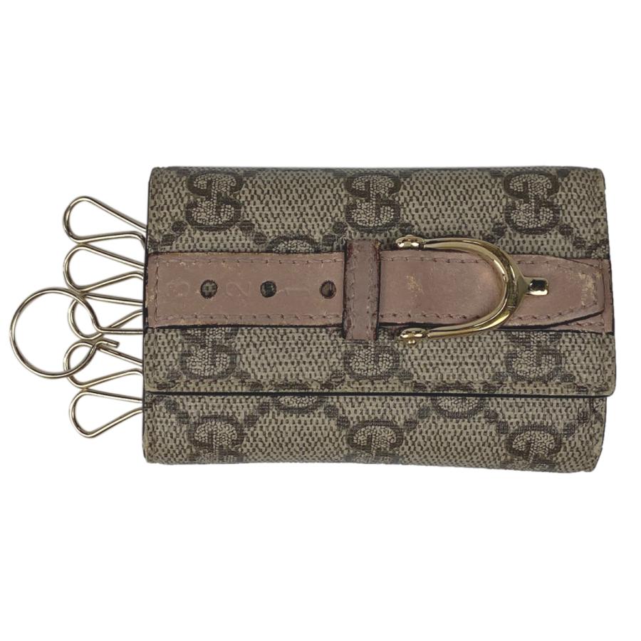 グッチ GUCCI GG柄 6連 キーケース キーホルダー コーティング 