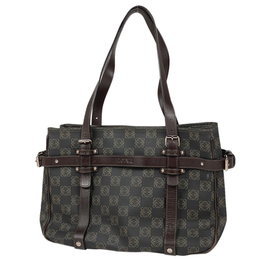 ロエベ LOEWE アナグラム トートバッグ ショルダーバッグ ロゴ 総柄 