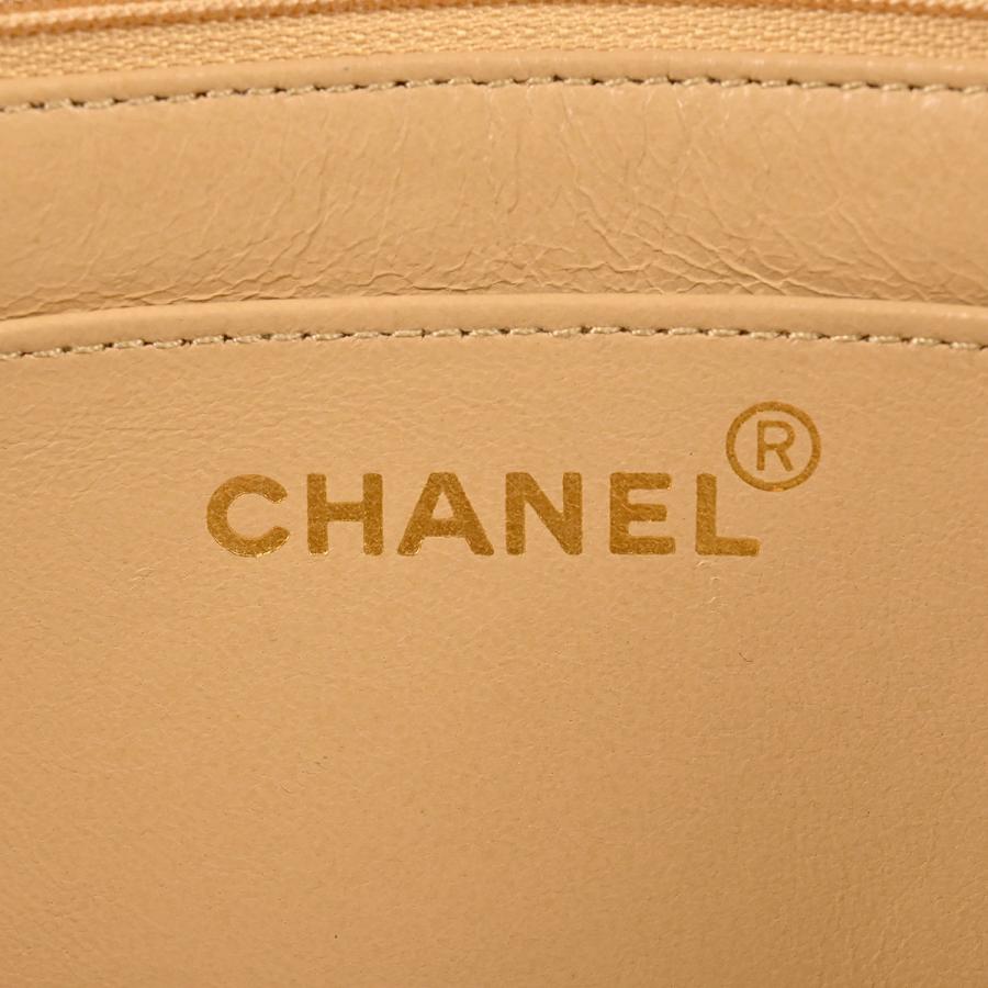 シャネル CHANEL ダイアナ マトラッセ シングルフラップ チェーン ショルダーバッグ ココマーク ショルダーバッグ レザー ベージュ A01164 レディース 中古｜kaipre｜14