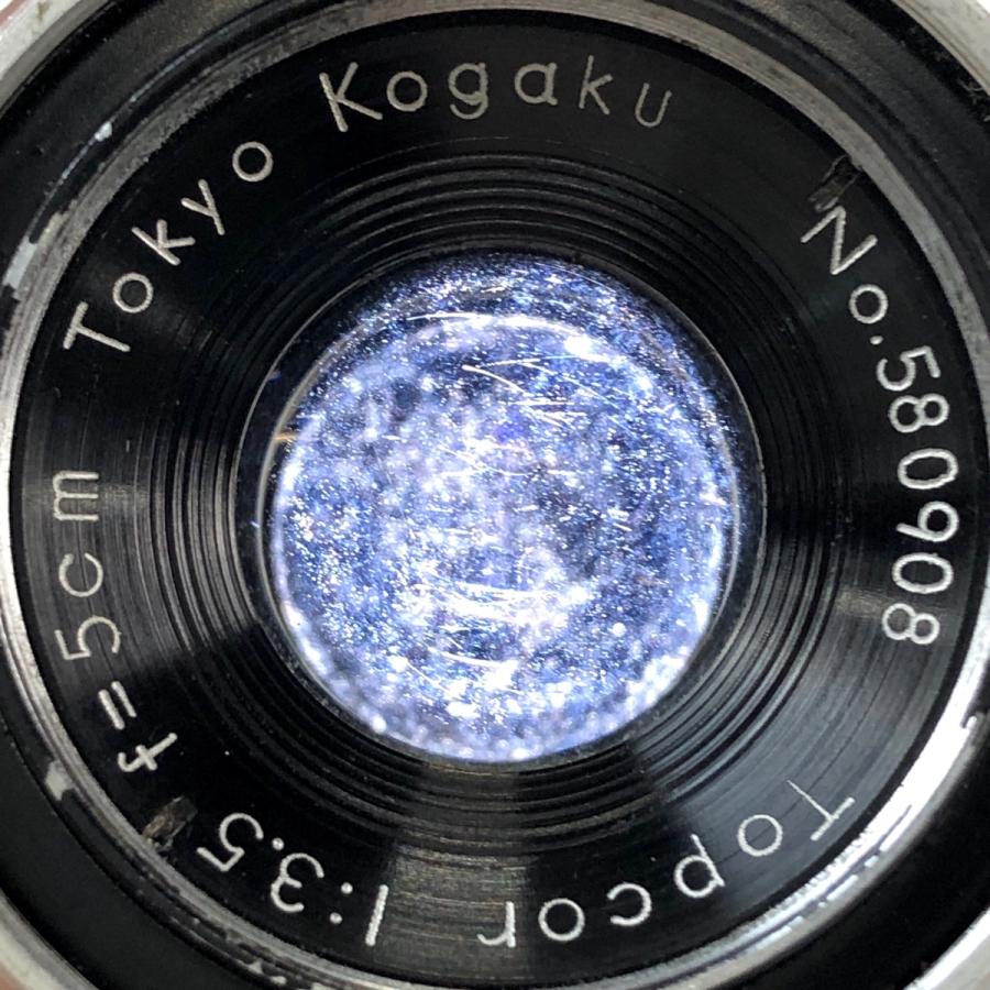 レオタックス LEOTAX K + Topcor 5cm F3.5 Lマウント L39 フィルム レンジファインダーカメラ 中古｜kaipre｜09