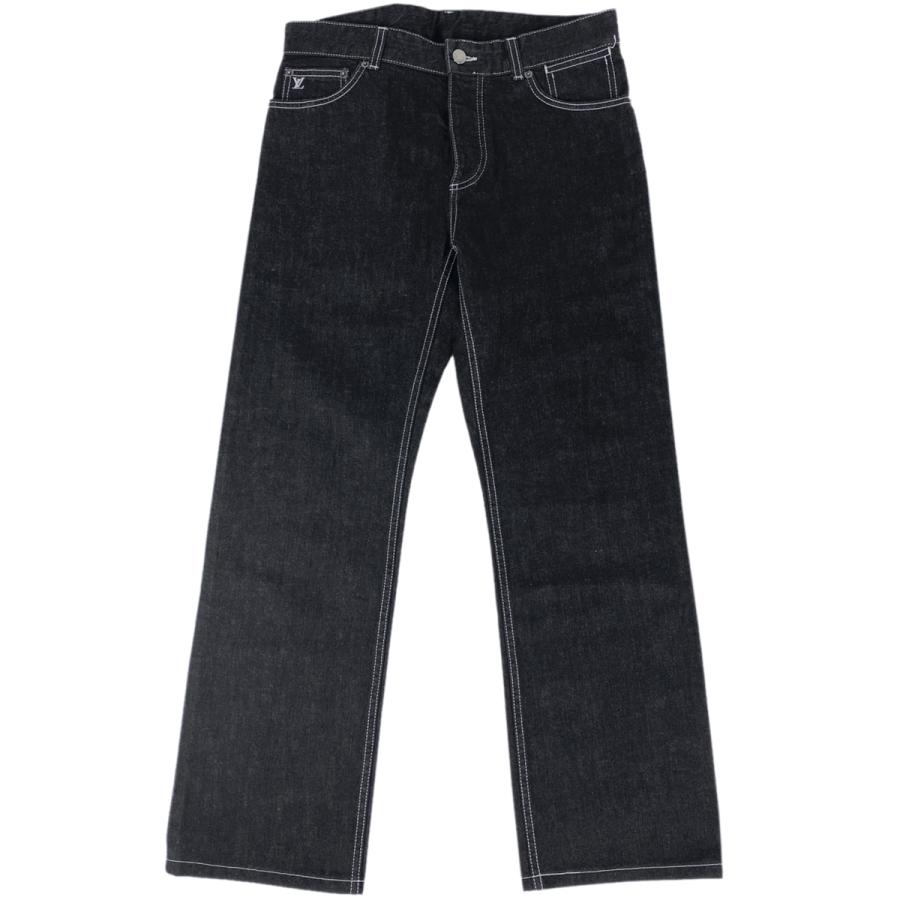 ルイヴィトンLOUIS VUITTON ジーンズデニムモノグラムロゴ