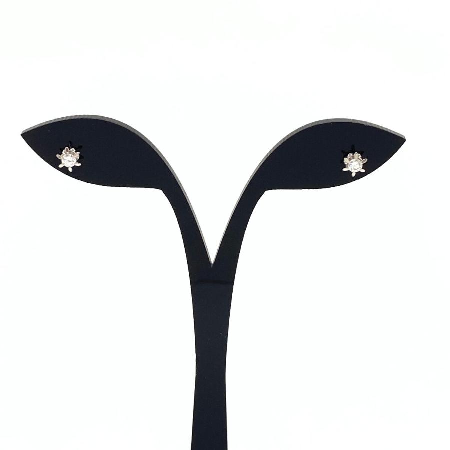 ダイヤモンド デザインピアス プラチナ ピアス Pt900 中古 在庫一掃