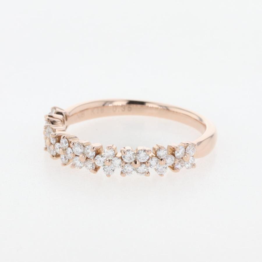 メレダイヤ デザインリング PG ピンクゴールド 指輪 リング 11号