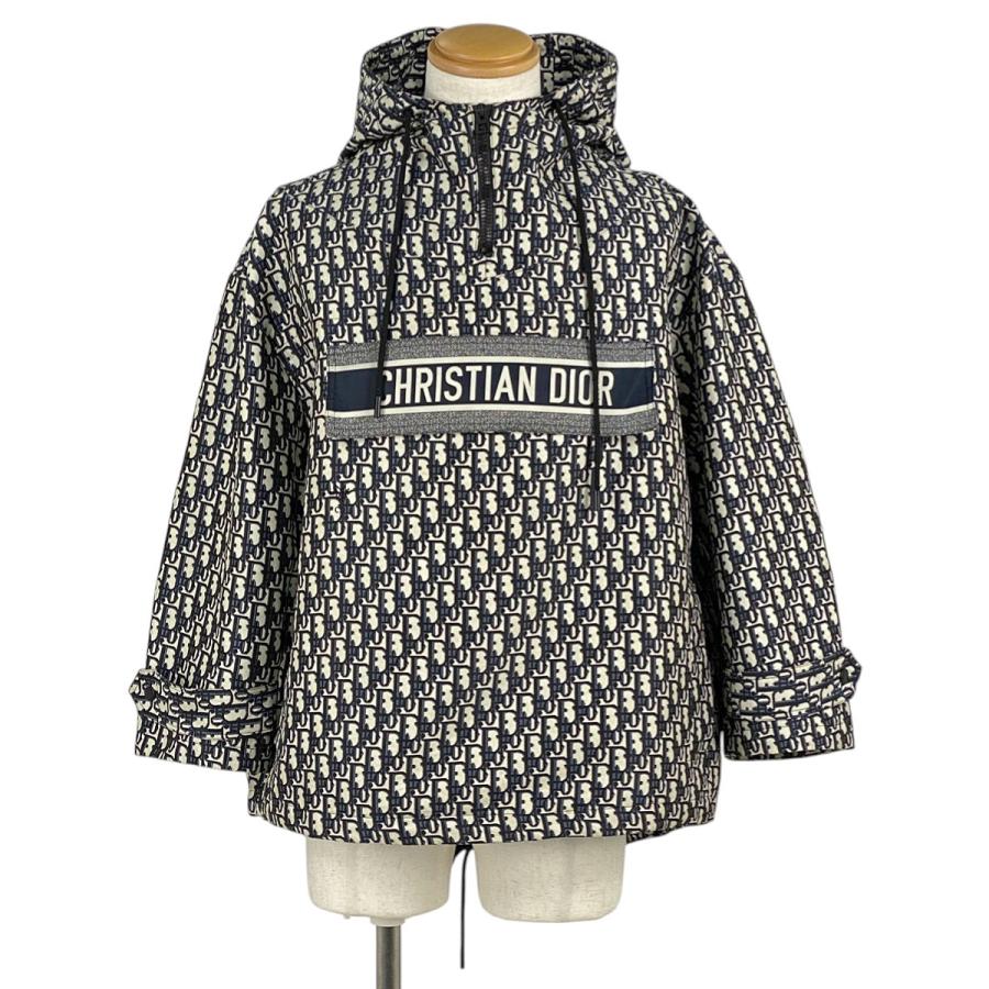 ディオール Dior トロッター柄 ハーフジップ プルオーバー ロゴ