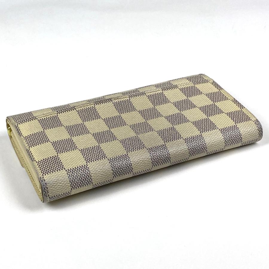 ルイ・ヴィトン Louis Vuitton ポルトフォイユ サラ 札入れ 小銭入れ 長財布 ダミエアズール ホワイト N63208 レディース 中古  ラッピング可｜kaipre｜02