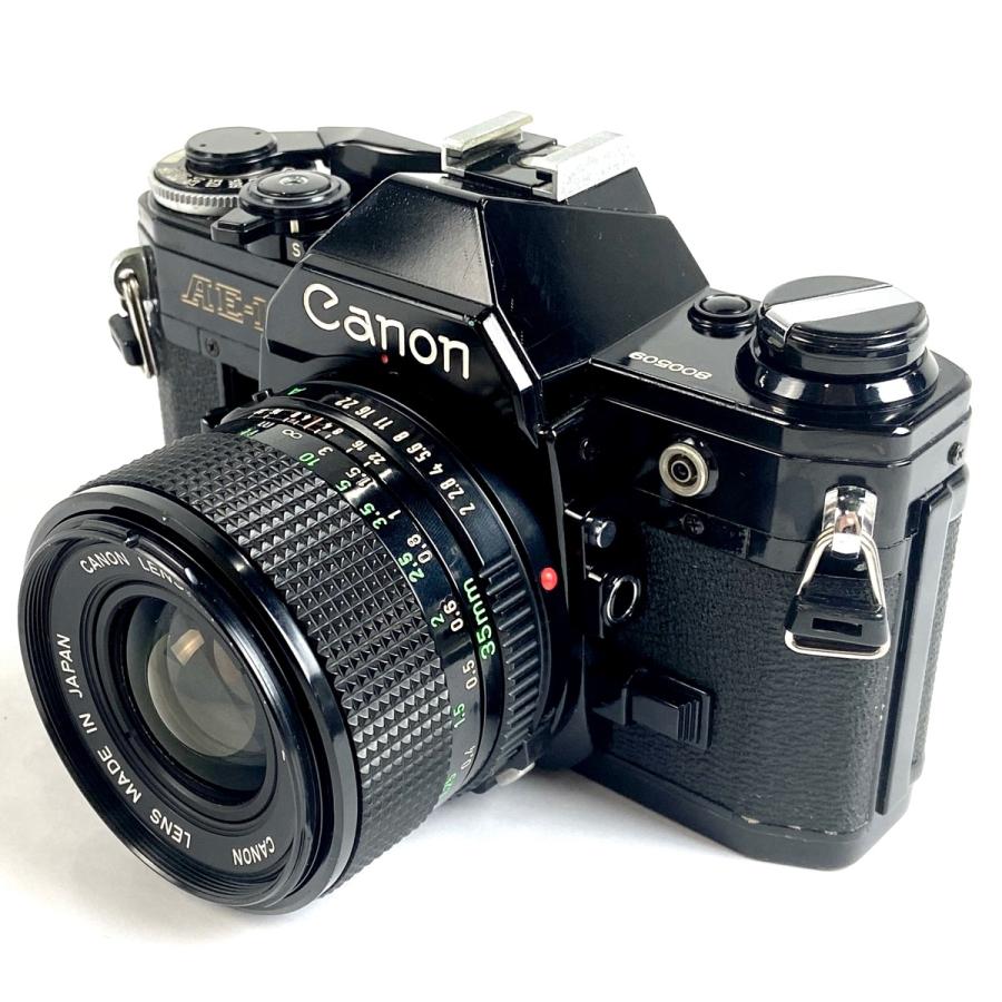 キヤノン Canon AE-1 ブラック + New FD 35mm F2 フィルム キヤノン Canon AE-1 ブラック + New FD 35mm F2 フィルム