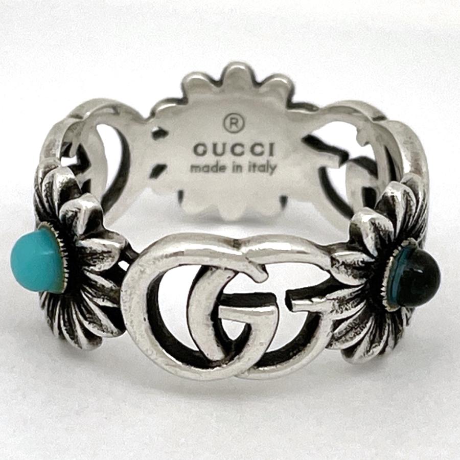 GUCCI グッチ ダブルG マザーオブパール リング 指輪 フラワー GUCCI グッチ ダブルG マザーオブパール リング 指輪 フラワー