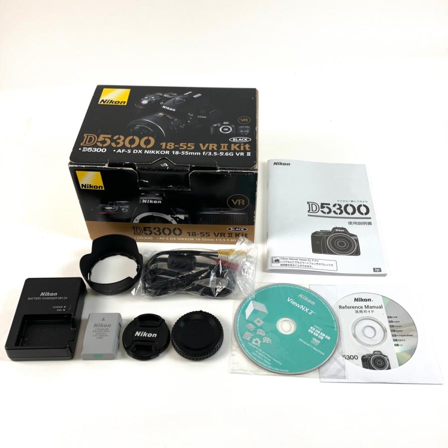 ニコン Nikon D5300 18-55 VR II レンズキット ブラック ニコン Nikon D5300 18-55 VR II レンズキット ブラック