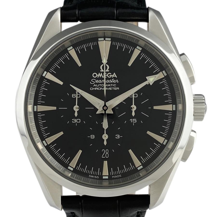 OMEGA オメガ シーマスター アクアテラ 2812.50.31 SS レザー 自動巻き  