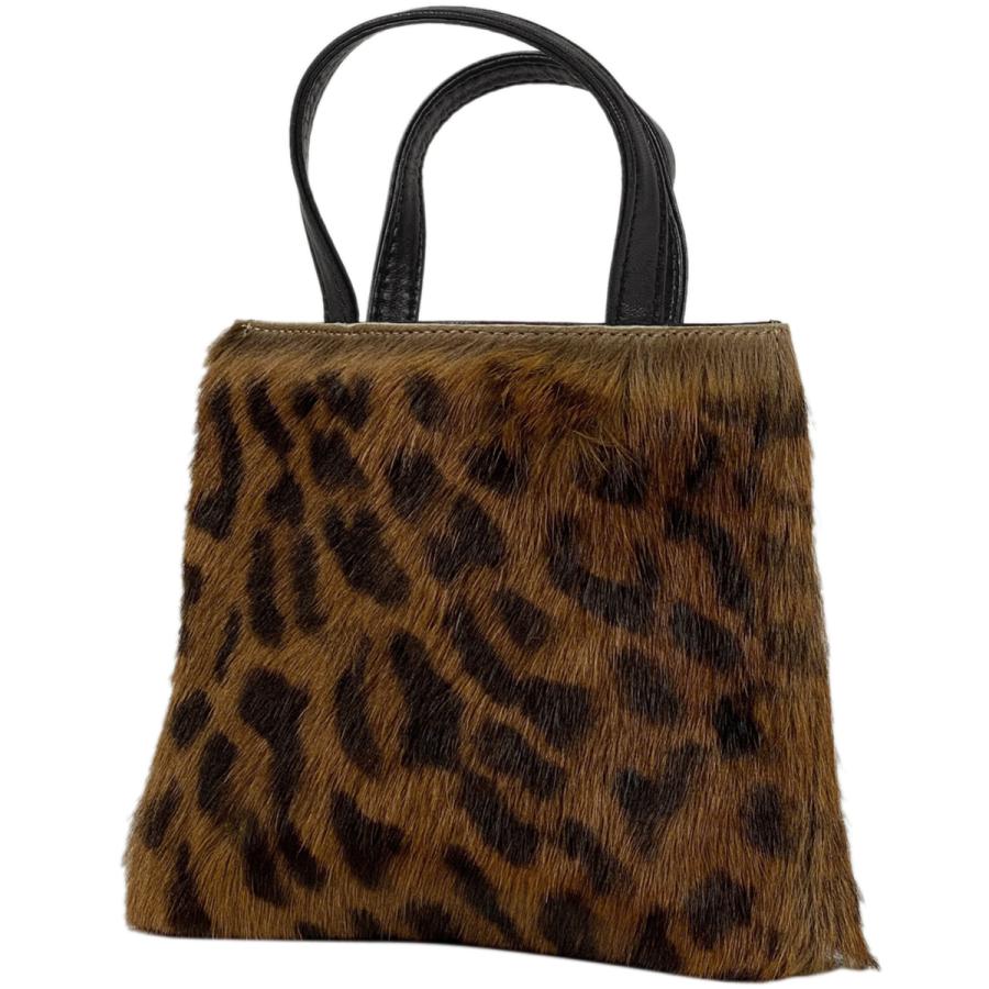LOEWE ヒョウ柄 トートバッグ LOEWE ヒョウ柄ハラコ&羊革トート
