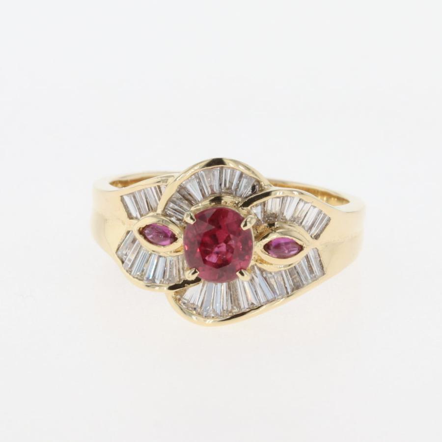 メレダイヤ デザインリング WG ホワイトゴールド 指輪 リング 16.5号  