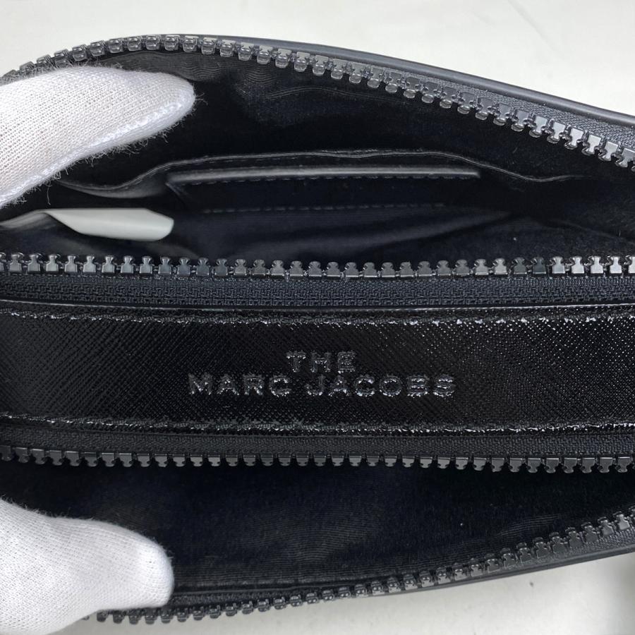 マークジェイコブス MARC JACOBS スナップショット ショルダーバッグ 斜め掛け ロゴ ショルダーバッグ レザー ブラック レディース 中古｜kaipre｜06