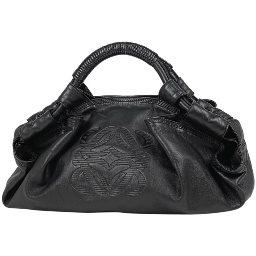 ロエベ LOEWE ナッパアイレ 手提げ アナグラム ハンドバッグ レザー 