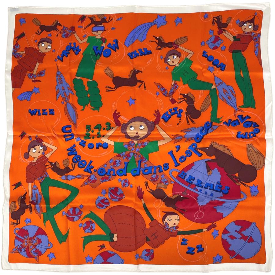 エルメス HERMES カレ70 Un Week-End dans l