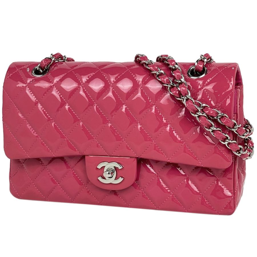 CHANEL シャネル マトラッセ Wフラップ チェーン ショルダーバッグ  