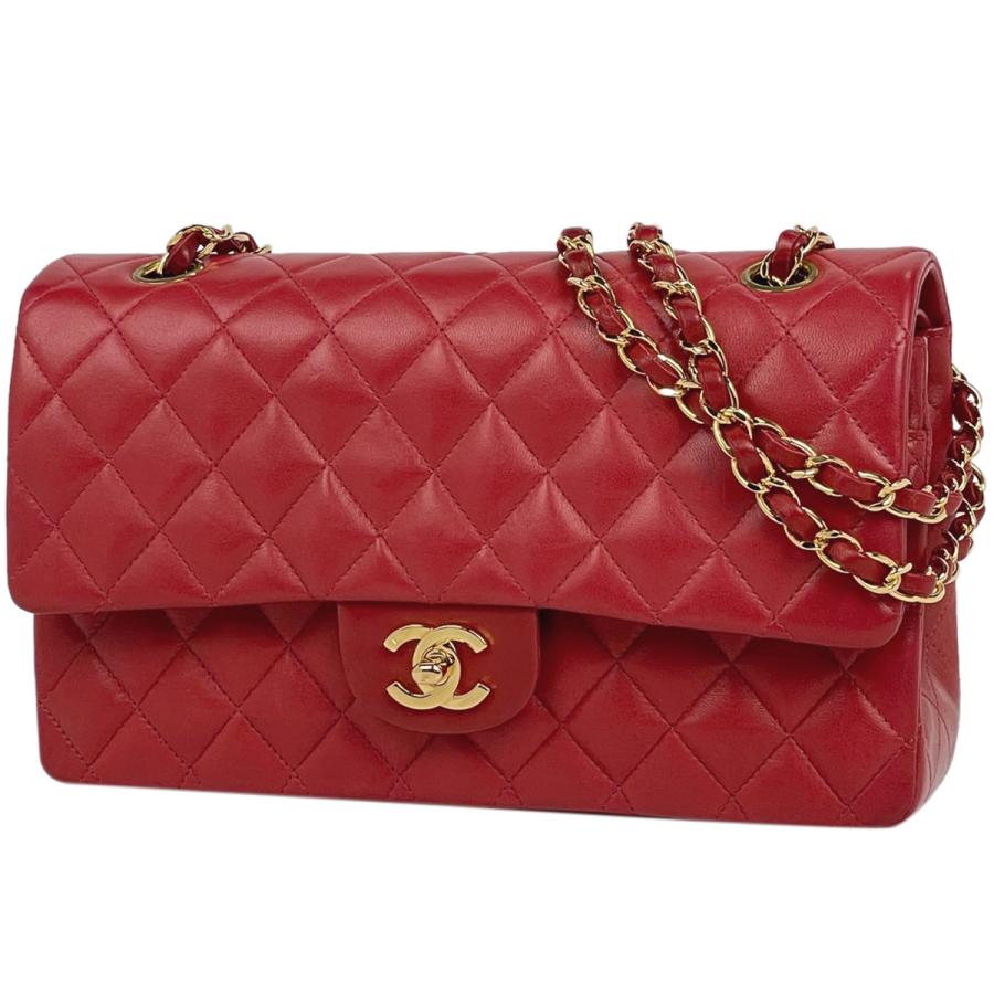 CHANEL（シャネル） マトラッセ Wフラップ チェーン ショルダーバッグ