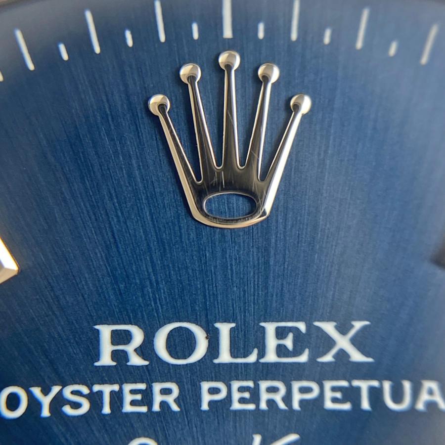 ロレックス ROLEX エアキング プレシジョン 14000 腕時計 SS 自動巻き ブルー ボーイズ 中古  ラッピング可｜kaipre｜06
