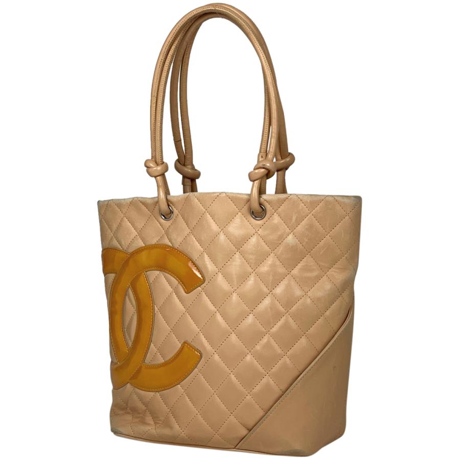 CHANEL シャネル カンボンライン ミディアム トートバッグ ココマーク  
