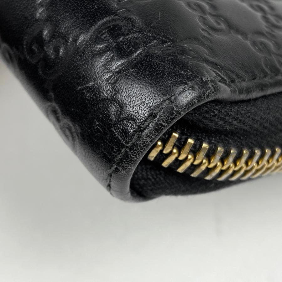 GUCCI グッチ マイクログッチシマ ラウンドファスナー 長財布 GUCCI グッチ マイクログッチシマ ラウンドファスナー 長財布