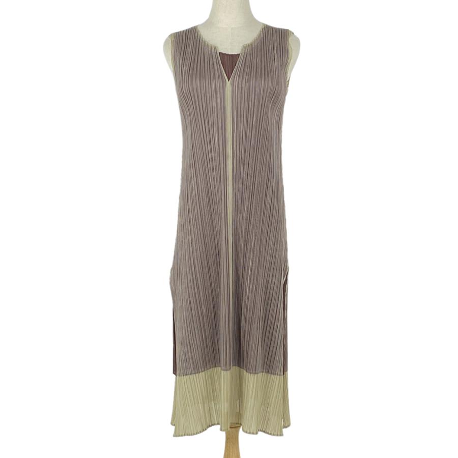 プリーツプリーズ PLEATS PLEASE ノースリーブ プリーツ ワンピース  