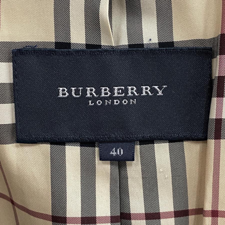 バーバリー BURBERRY ロゴ ダウンコート ロング 裏チェック アウター ダウンコート ブラック レディース 中古｜kaipre｜09