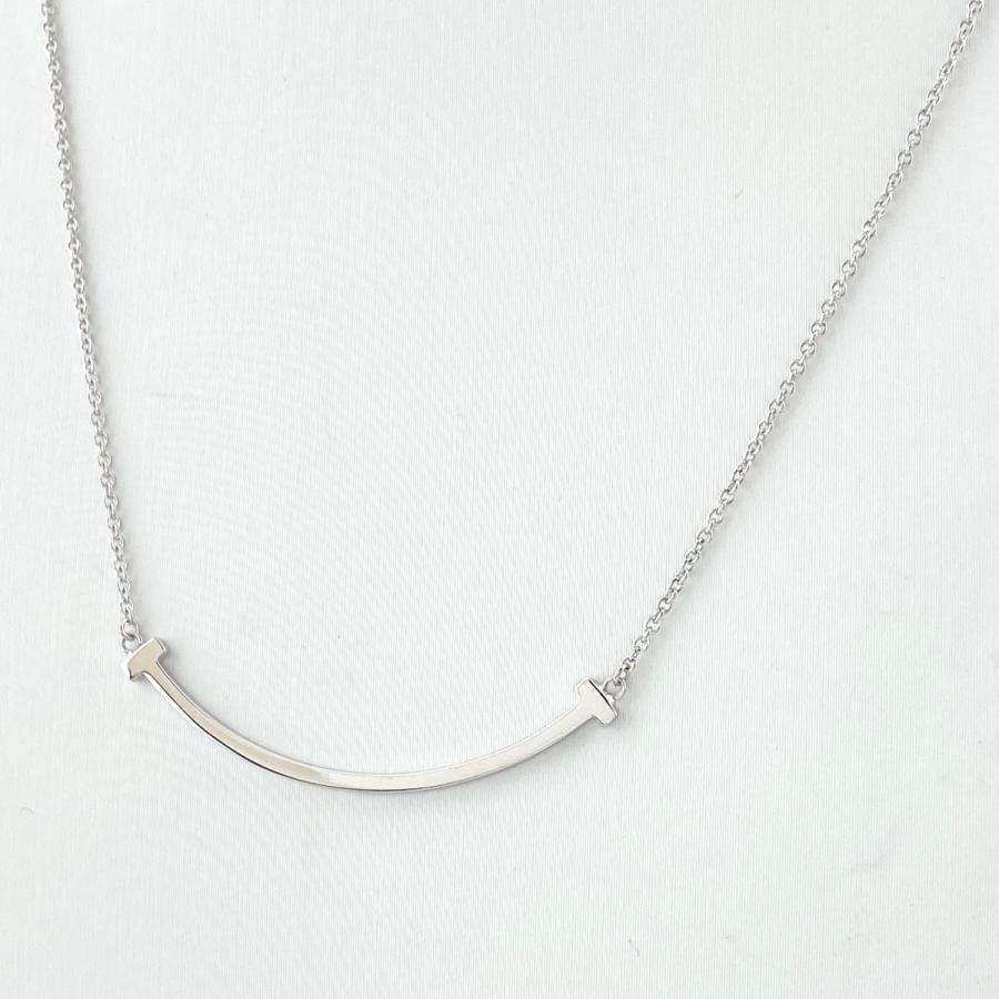 TIFFANY&Co. ティファニー T スマイル ペンダント WG ホワイト TIFFANY&Co. ティファニー T スマイル ペンダント WG ホワイト