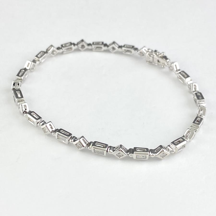 メレダイヤ デザインブレスレット K18 ブレスレット 750 ダイヤモンド  