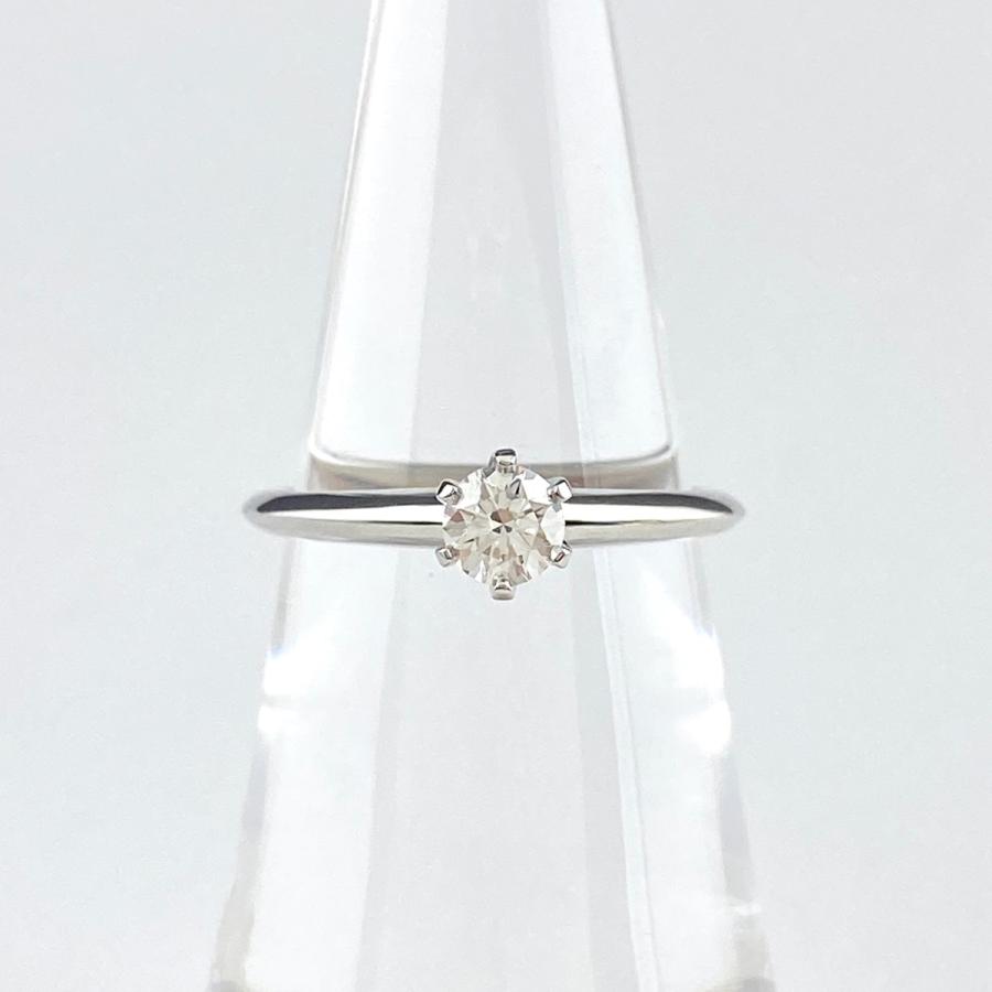 ティファニー TIFFANY&Co. ソリティア リング プラチナ 指輪 
