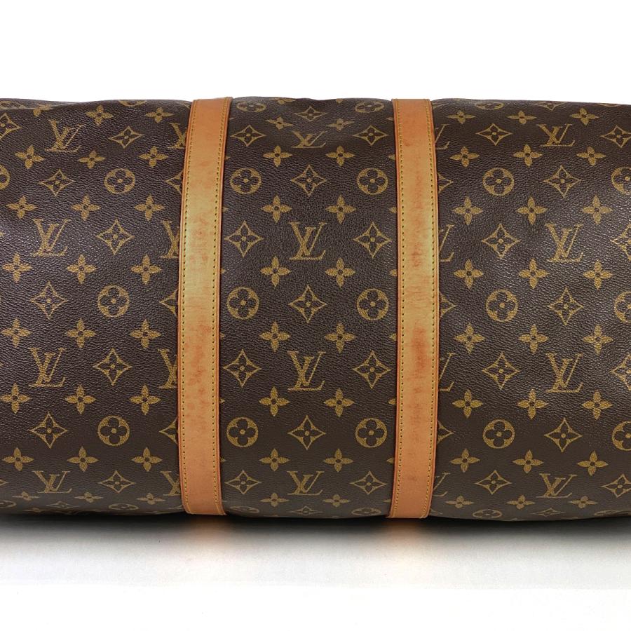 ルイ・ヴィトン Louis Vuitton キーポル バンドリエール 55 旅行 出張 ボストンバッグ モノグラム ブラウン M41414 レディース 中古｜kaipre｜02