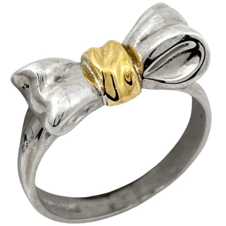 TIFFANY&Co.（ティファニー） リボンモチーフ リング 指輪 K18 リング