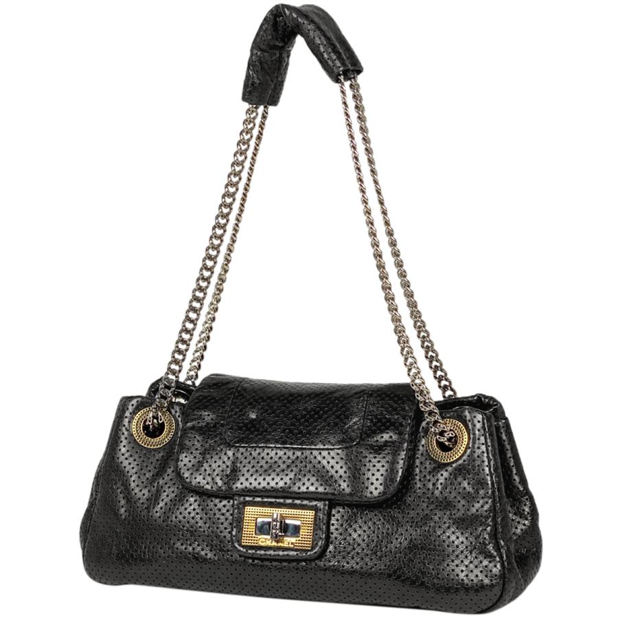 シャネル 2.55ライン チェーン ショルダーバッグ レディース 【中古】 CHANEL - シャネル 2.55ライン チェーン ショルダーバッグ レディース