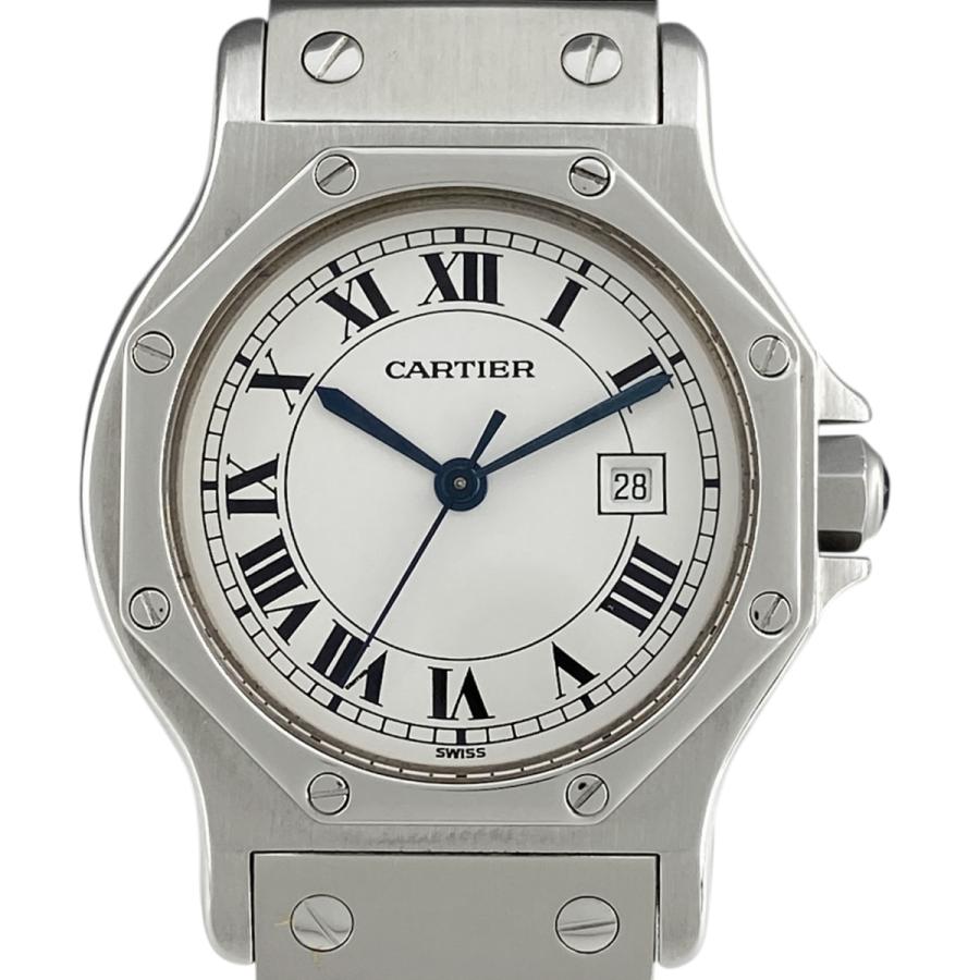 Cartier（カルティエ） サントスオクタゴン LM 腕時計 SS 自動巻き