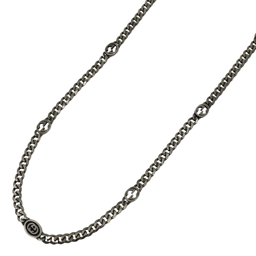 美品 GUCCI グッチ ネックレス インターロッキングG チェーン 美品 GUCCI グッチ ネックレス インターロッキングG チェーン
