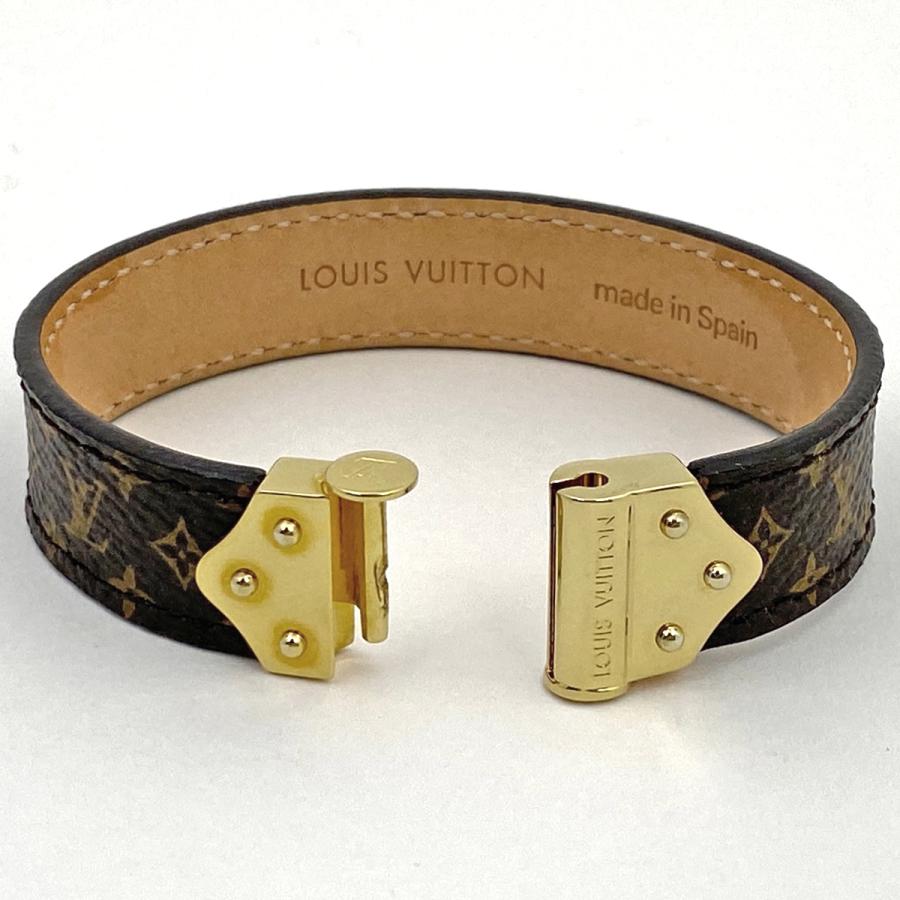 ルイ・ヴィトン Louis Vuitton ブラスレ スピリット 腕輪 ブレスレット モノグラム GP ブラウン レディース 中古  ラッピング可｜kaipre｜02