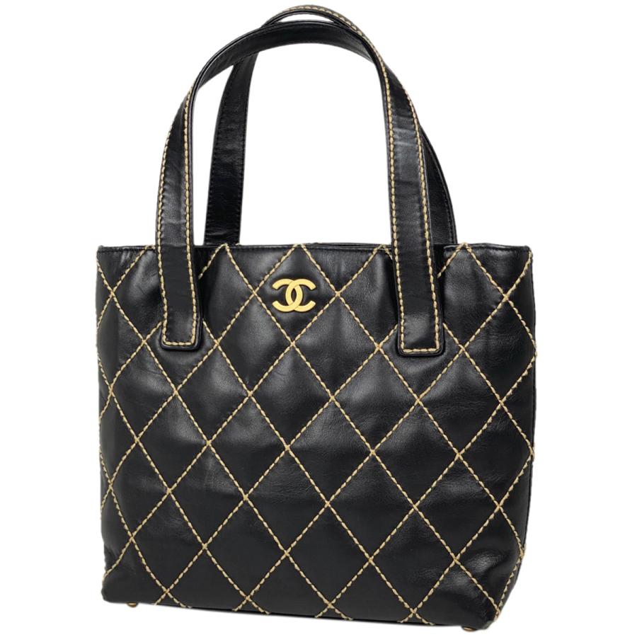 CHANEL シャネル ワイルドステッチ トートバッグ ココマーク  