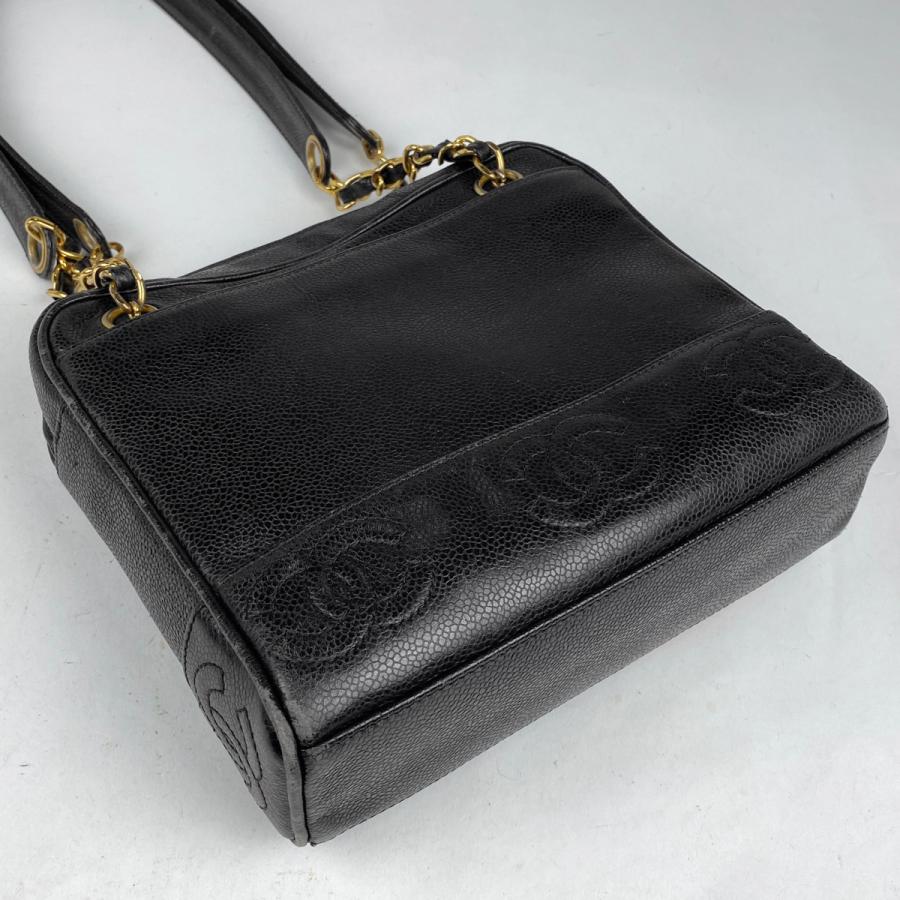 CHANEL シャネル トリプルココマーク チェーン トートバッグ CHANEL シャネル トリプルココマーク チェーン トートバッグ