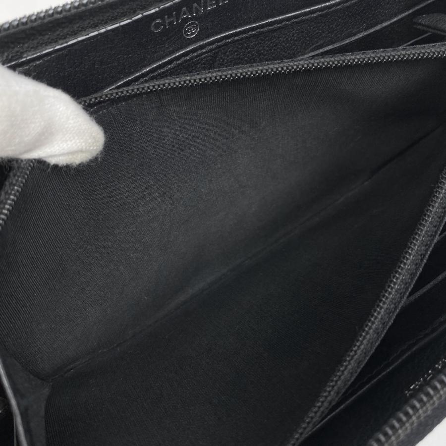 CHANEL シャネル ココマーク ラウンドファスナー 長財布 CHANEL シャネル ココマーク ラウンドファスナー 長財布