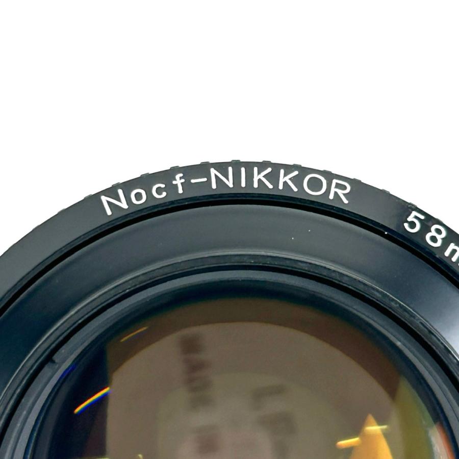 ニコン Nikon Ai-s Noct-NIKKOR 58mm F1.2 エラー刻印 Nocf表記 ニコン Nikon Ai-s Noct-NIKKOR 58mm F1.2 エラー刻印 Nocf表記