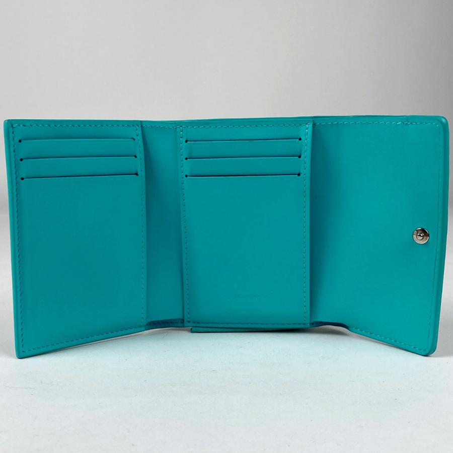 LOUIS VUITTON ルイヴィトン ターコイズ 三つ折り財布