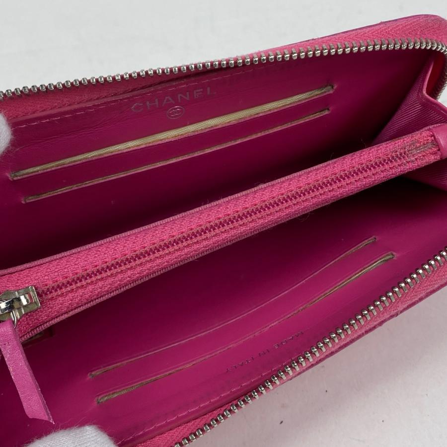 CHANEL　シャネル キャビアスキン ココマーク ラウンドファスナー 楽天市場】【財布】CHANEL シャネル キャビアスキン ココマーク