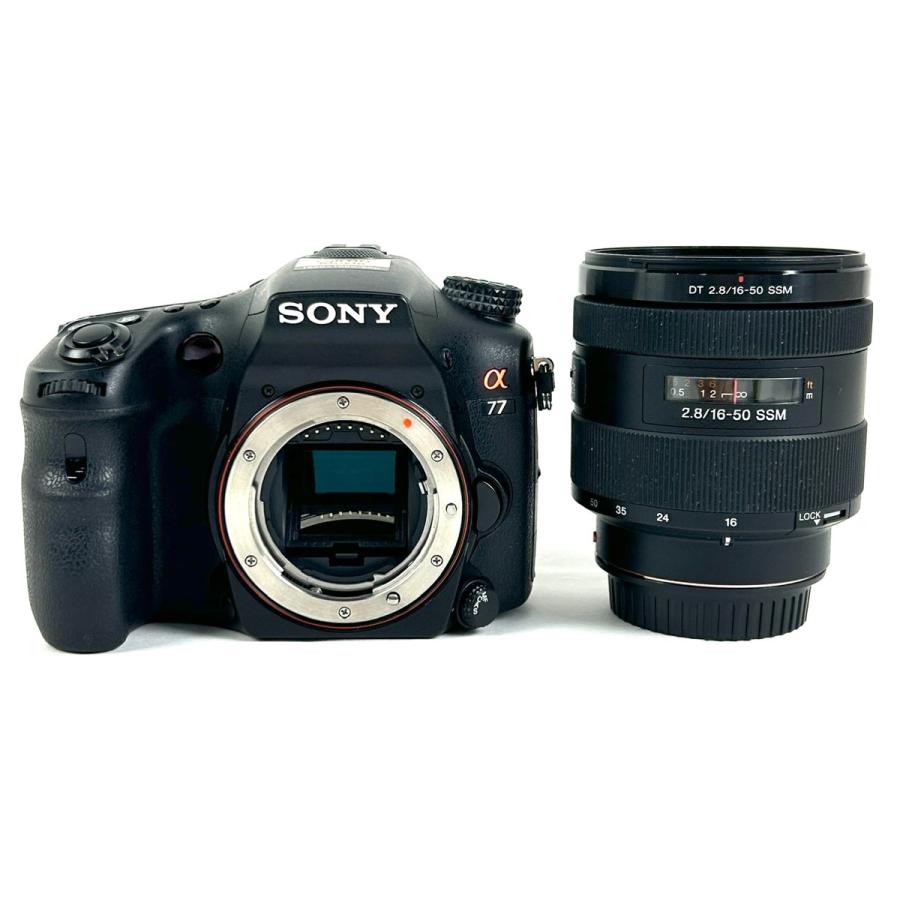 【中古品】ソニー SONY ミラーレス一眼 α77 ズームレンズキット DT 16-50mm F2.8 SSM(中古品) SONY（ソニー） α77＋DT 16-50mm F2.8 SSM デジタル 一眼レフカメラ