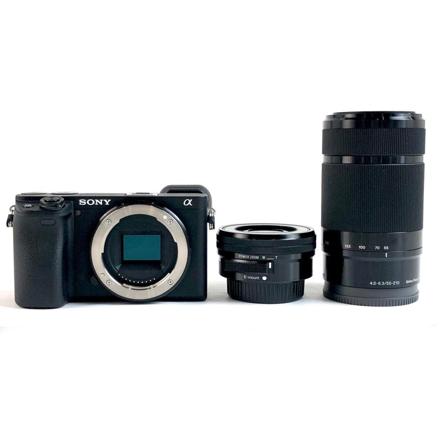 ソニー SONY α6400 ダブルズームレンズキット ILCE-6400Y ブラック 